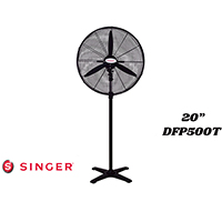 Singer 20 Inch 02 Blades Industrial Pedestal Fan