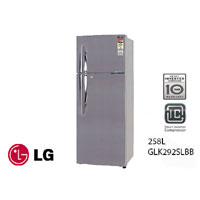260L "LG" Shiny Steel Smart Inverter Refrigerator (GL-K292SLBB)