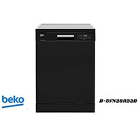 Beko Dishwasher - 14 Place Settings (Black)