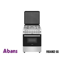 ABANS  60CM Full Gas Standing Oven With Four Burners (F6S40G2-SS)