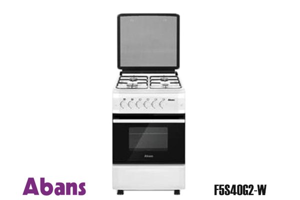 ABANS 50CM Full Gas Standing Oven - White (F5S40G2-W)