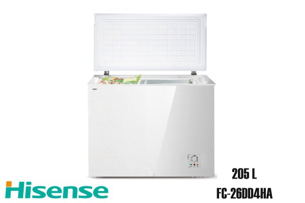 Hisense Hard Top Single Door Chest Freezer 199L (FC-26DD4SA)