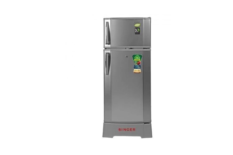 Singer GEO Refrigerator - 2 Doors, 185L (Silver)