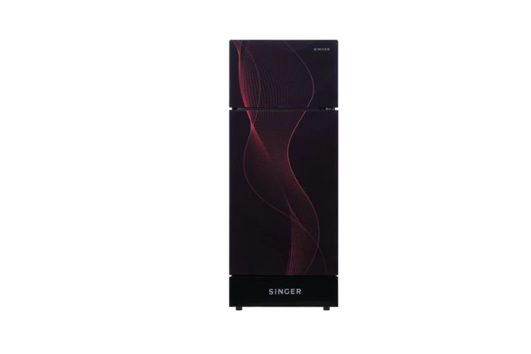 Singer Geo 185L Refrigerator (Black & Red)