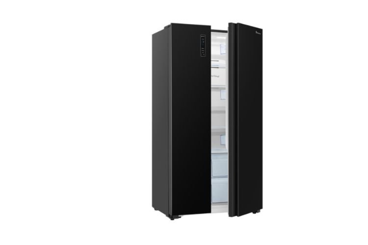 HISENSE 518L SIDE BY SIDE REFRIGERATORS - BLACK