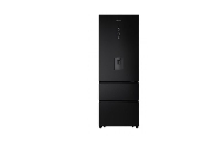 HISENSE 490L FRENCH DOOR INVERTER REFRIGERATOR BLACK COLOR WITH WATER DISPENSER