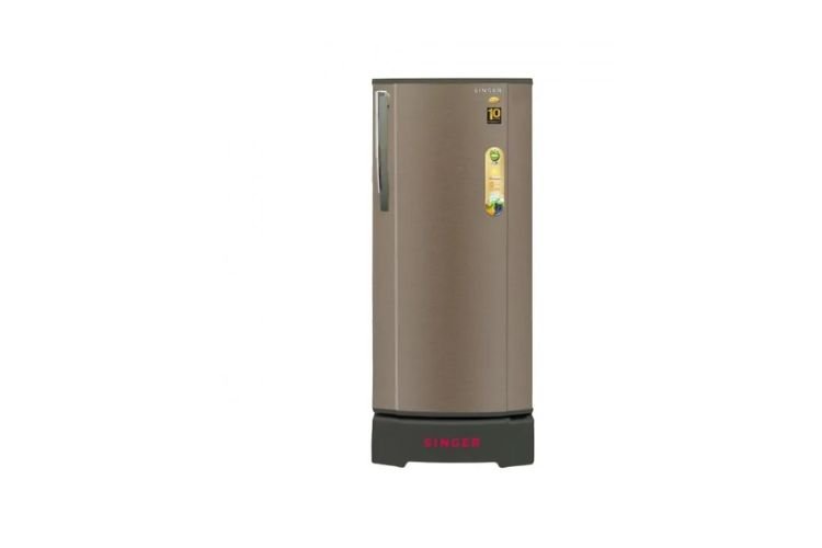 Singer GEO 185L Single Door Refrigerator GEO-182S-BR (Gold)