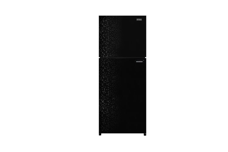 Sisil 307L Double Door Glass Finish No Frost Inverter Refrigerator