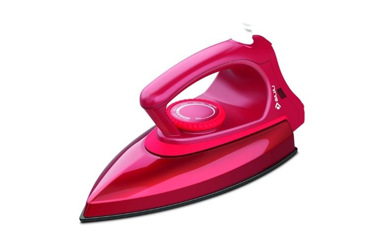 Bajaj Canvas Metallique Red Dry Iron