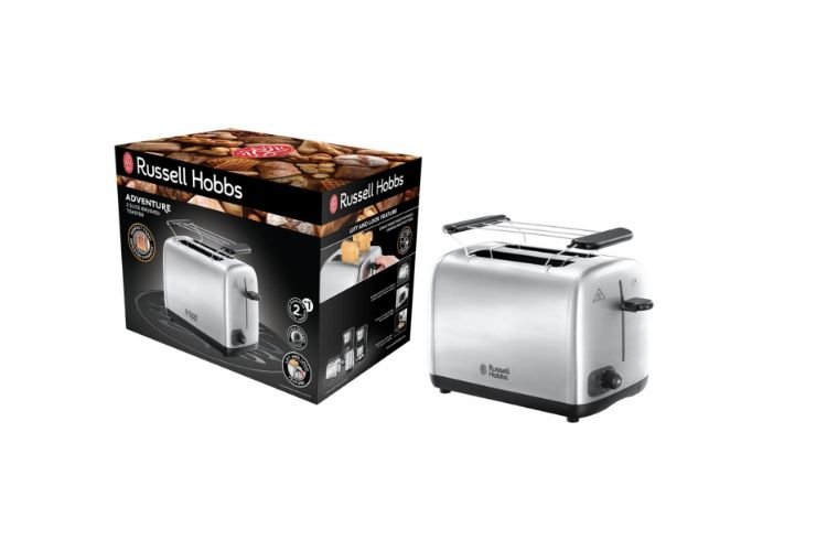 Russell Hobbs 2 Slice Toaster - 850w (Silver)