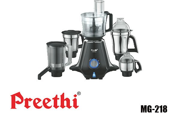 Preethi Zodiac Mixer Grinder with 5 Jars - (MG218)