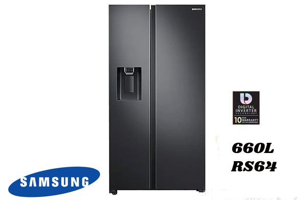 Samsung Side by 660L Refrigerator (RS64R5304B4)