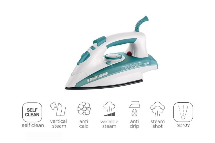 Black + Decker 1750W Steam Iron