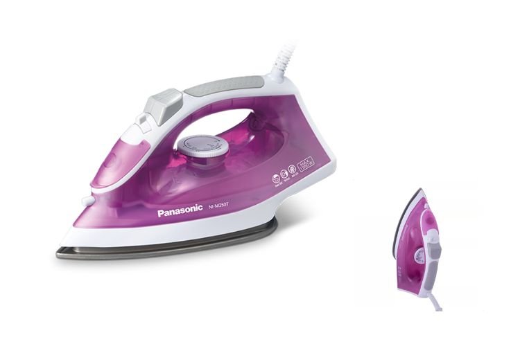 Panasonic Steam Iron - 1550W, Titanium Coated Plate