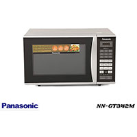 Panasonic 23L Grill Microwave Oven - Silver (NN-GT342MFDG)