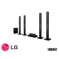LG 5.1 DVD Home Theater 330W - (LHD457)