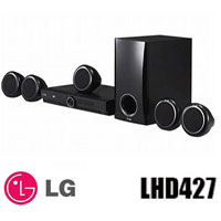 LG Bluetooth Multi Region Free 5.1-Channel DVD Home Theater Speaker System (LHD427)