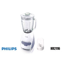 "Philips" 600W 2L Glass Jar Blender – (HR2116)