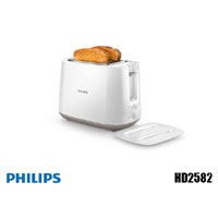 "Philips" 830-Watt Pop-up Toaster (White) HD2582