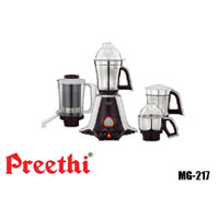 "Preethi" Taurus Mixer 750W Grinder with 4 Jars (MG-217)