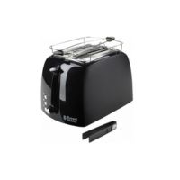 Russell Hobbs Adjustable 2 Slice Toaster (Black) - 850W