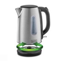 Black + Decker 1.7L Stainless Steel Kettle
