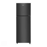 Haier 240L No Frost Double Door Inverter Refrigerator - Black Steel